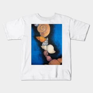 Sea side themed still life Kids T-Shirt